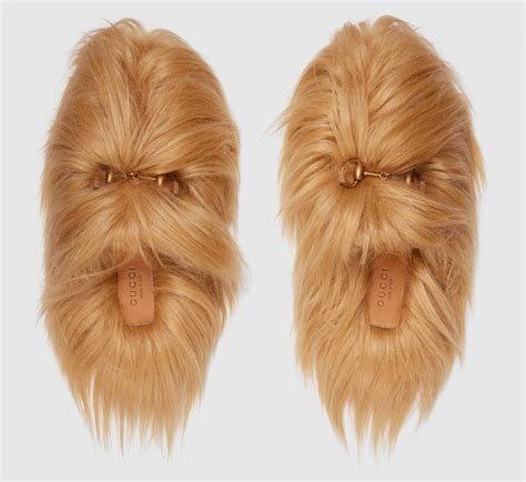 gucci slippers sale|gucci chewbacca slippers.